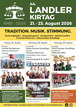 2026-08-21 bis 23_ Landler Kirtag